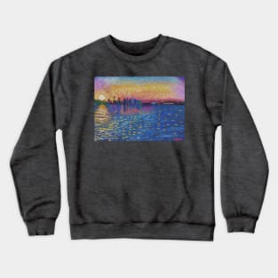 Sunset on Sydney Harbour 2019 update Crewneck Sweatshirt